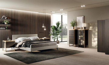 ELLINGTON DIAMOND - Eco-leather double bed by Guzzini & Fontana - view 3